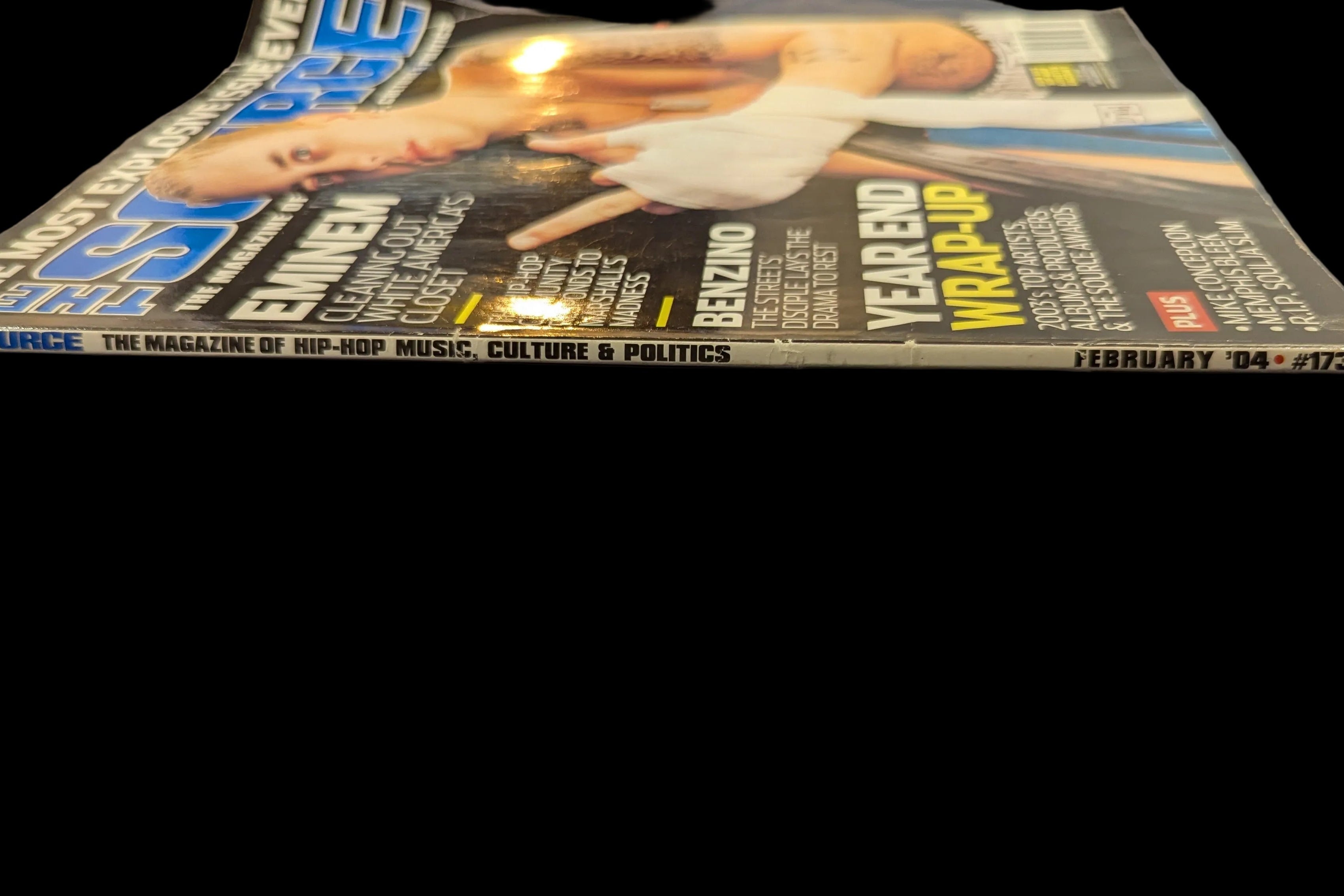 The Source Magazine February 2004 - Eminem vs Benzino Cover - Issue 173