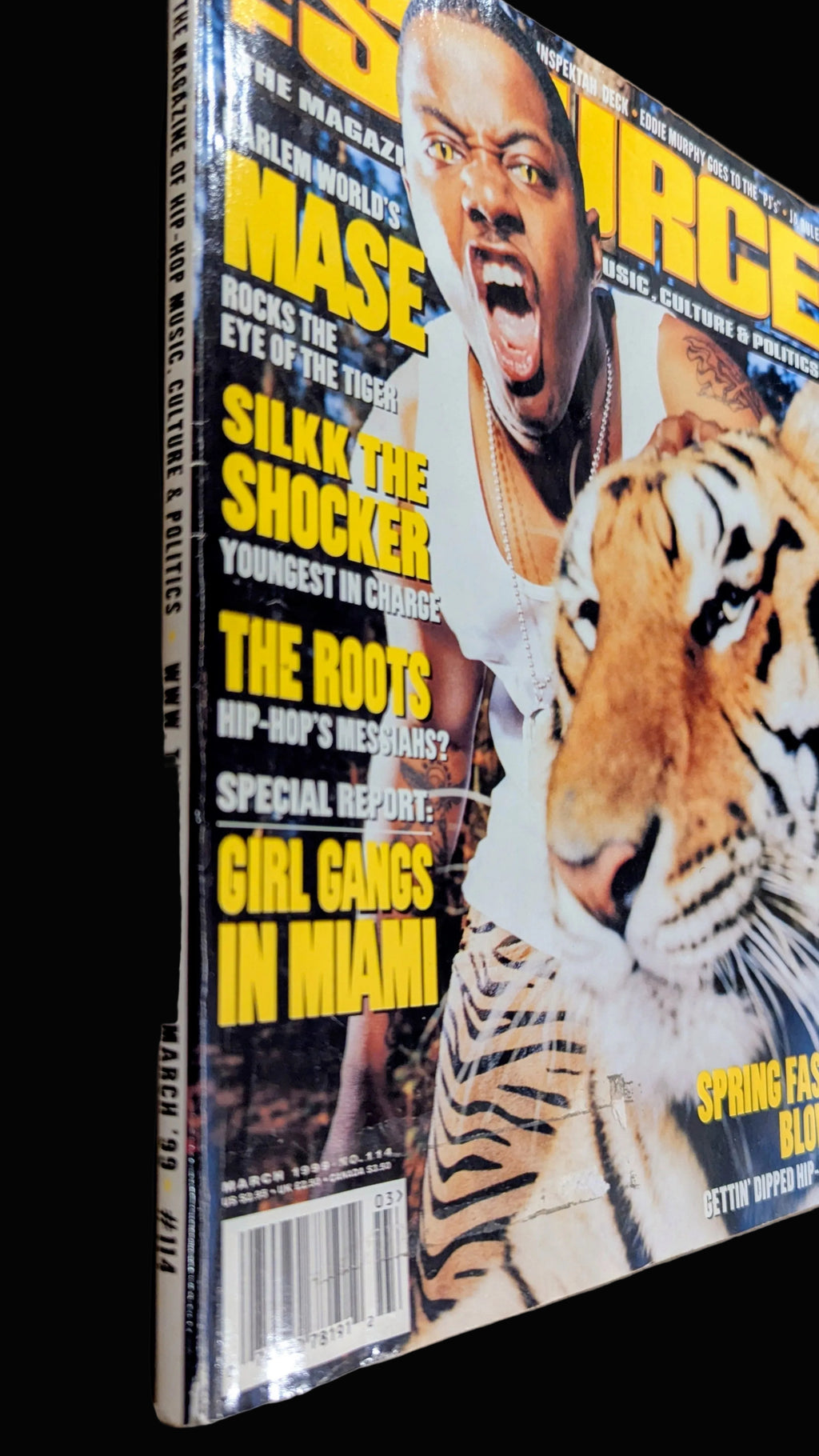 The Source Magazine (March 1999) — Mase Cover (Issue #114) | Eminem Debut Era