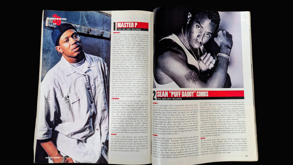 The Source Magazine (February 1999) — The Power 30 "CEO" Cover (Issue #113)