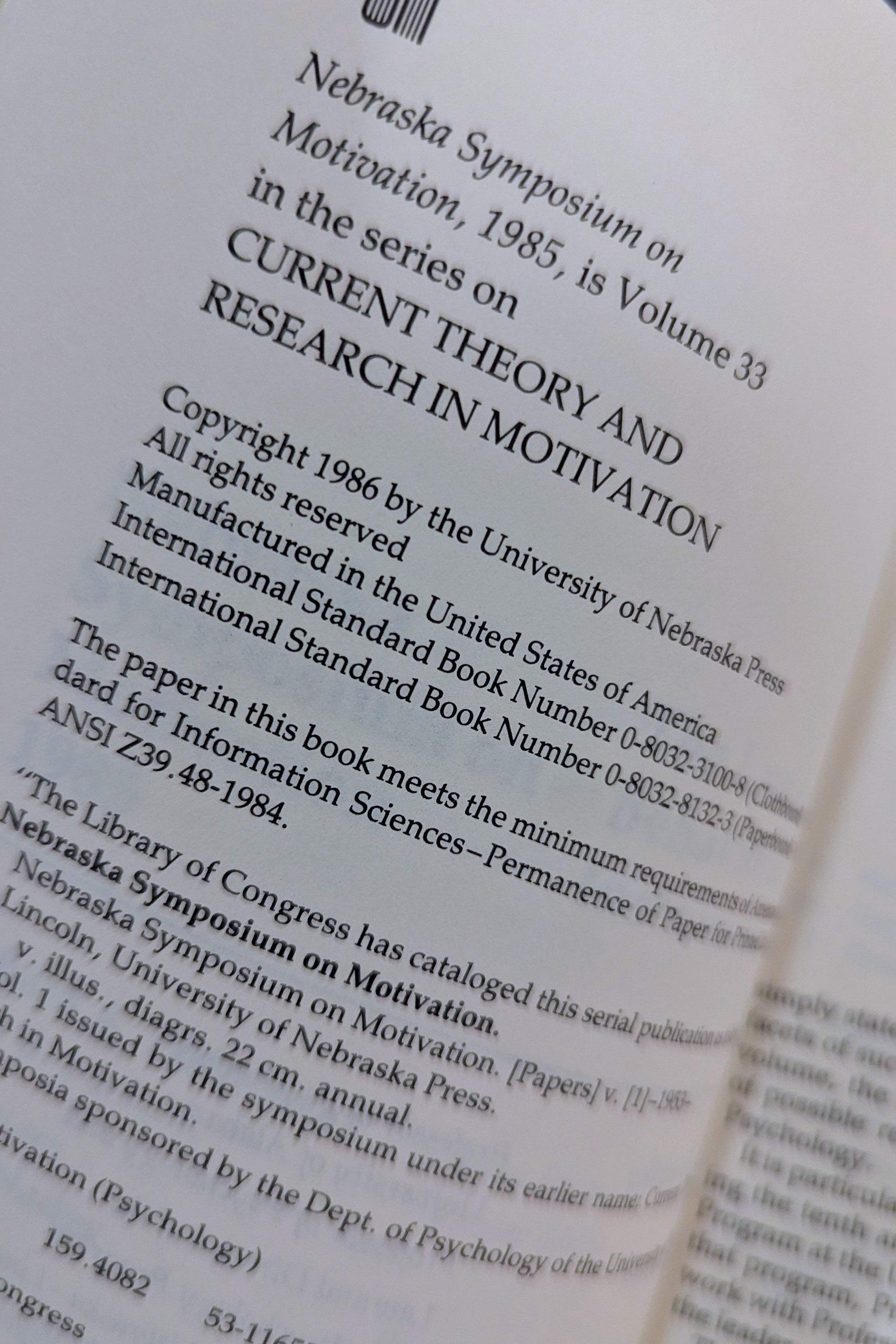 The Law as a Behavioral Instrument" (Nebraska Symposium on Motivation, 1985)