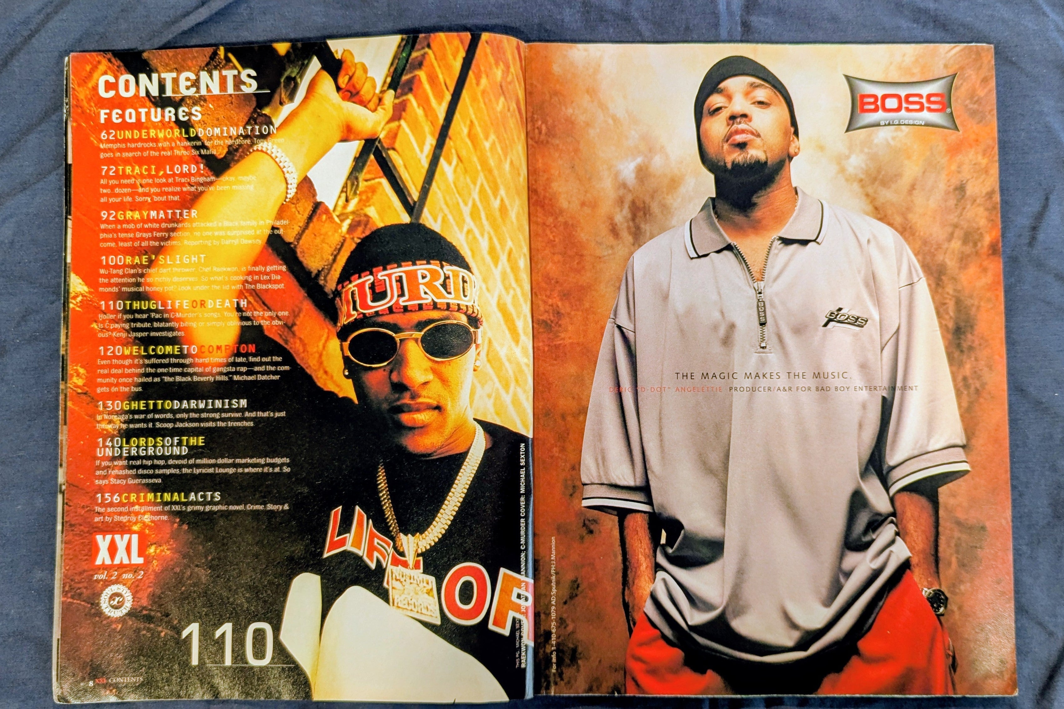 XXL Magazine Issue 4 (1998) - C-Murder Cover - Three 6 Mafia