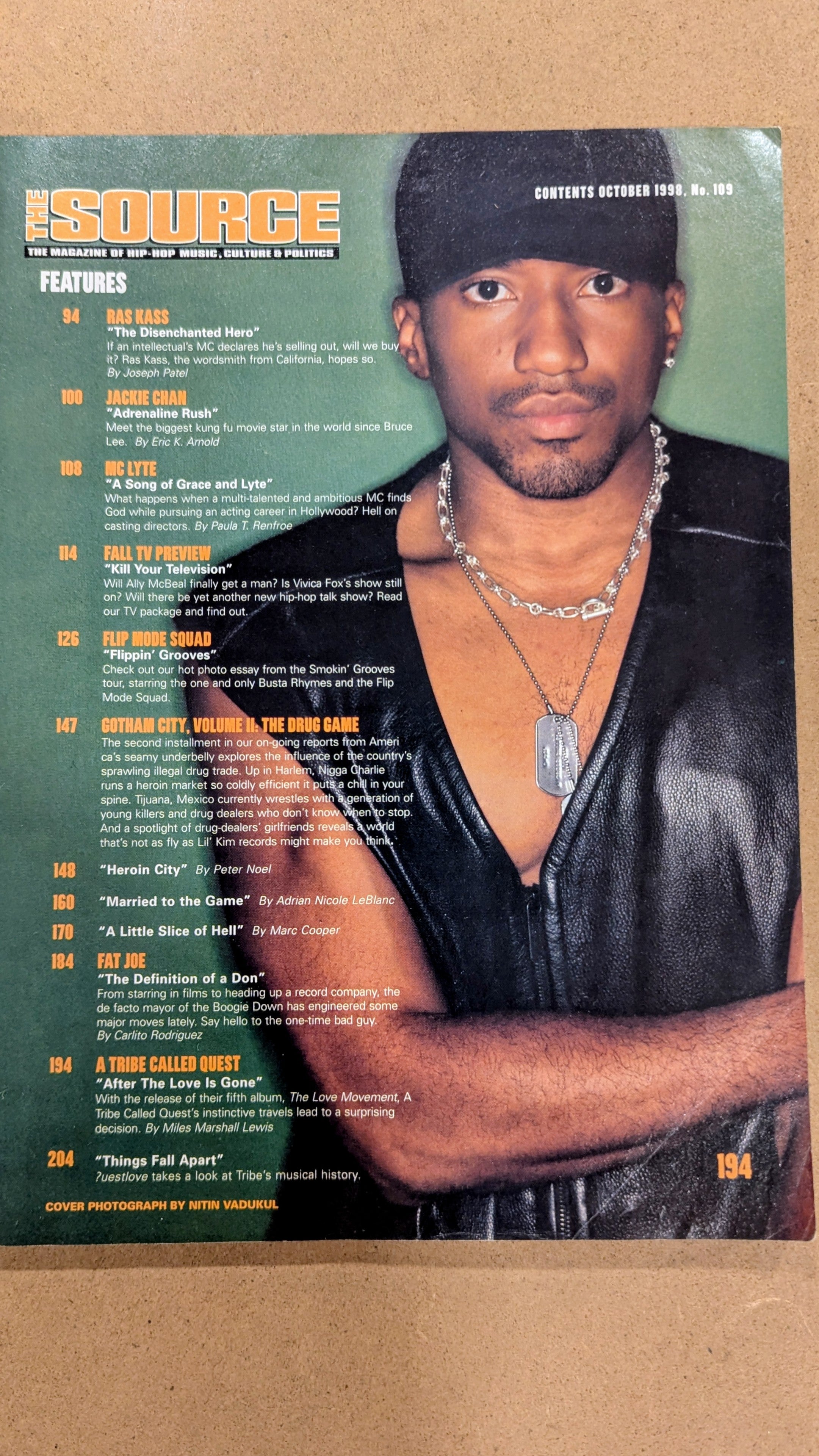 The Source Magazine (October 1998) — The A Tribe Called Quest "Breakup" Issue (Issue #109)