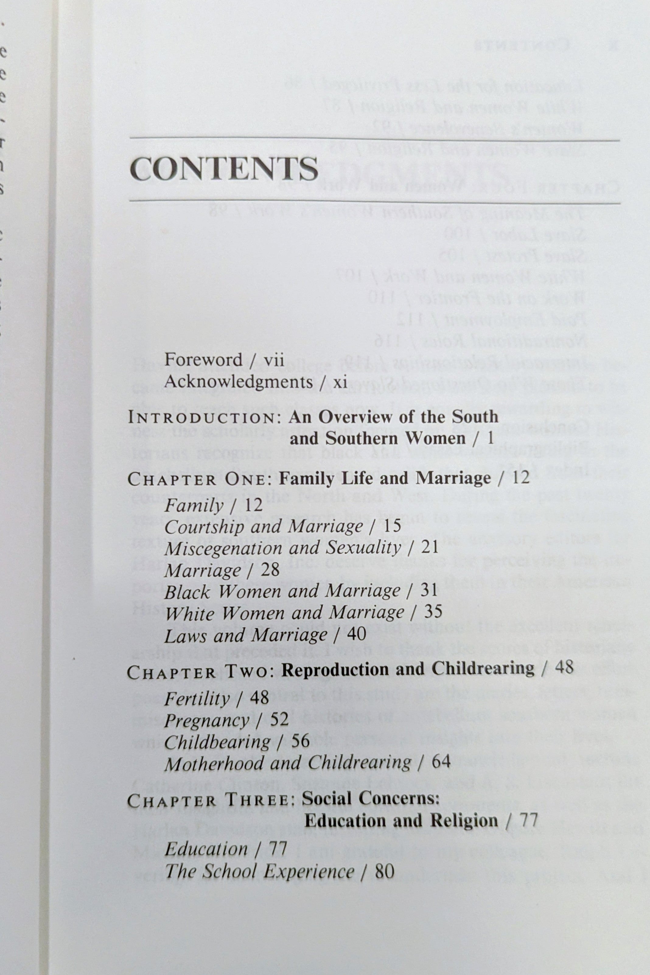 Southern Women: Black and White in the Old South" by Sally G. McMillen (Vintage 1992 Edition)