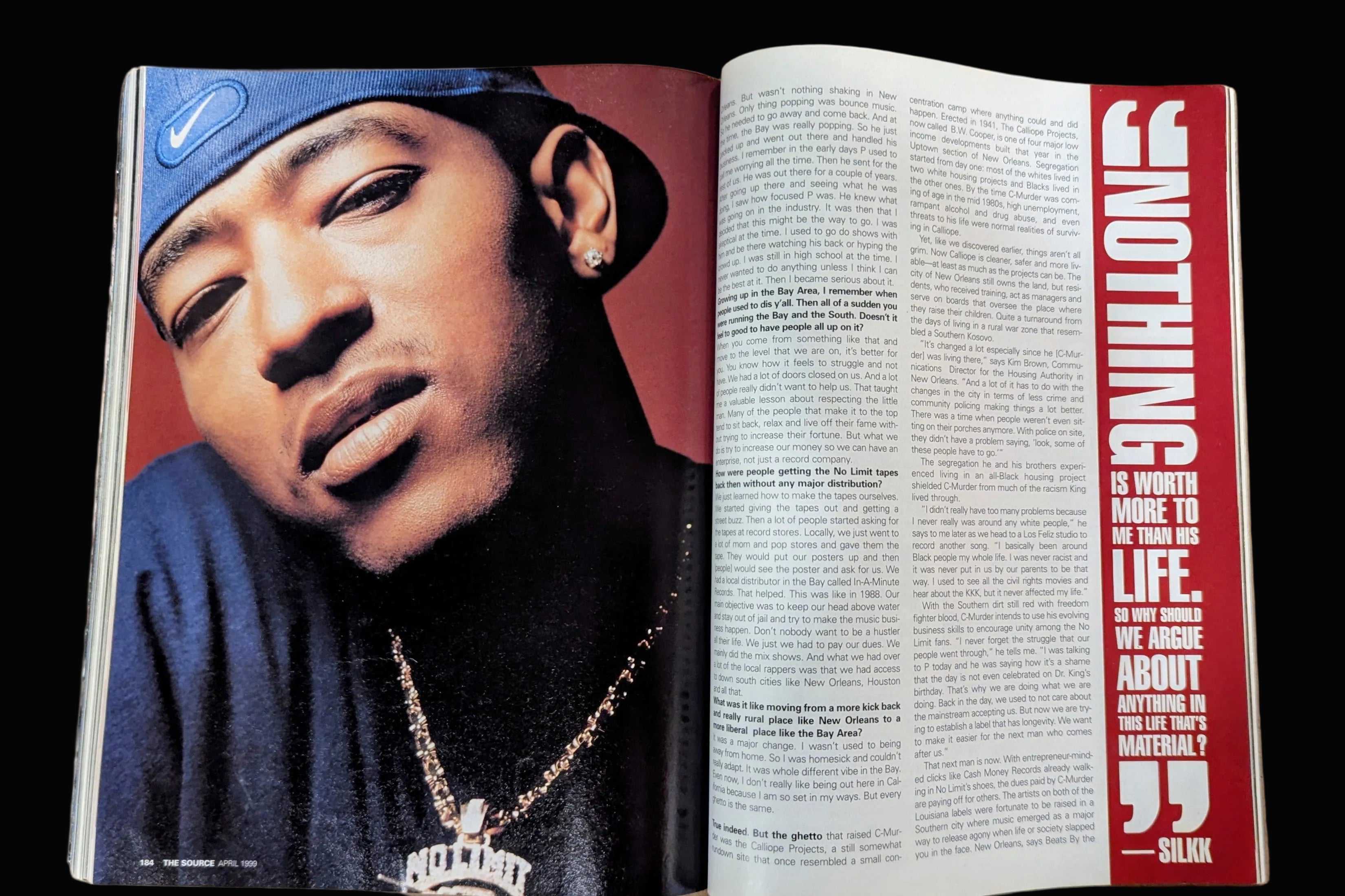 The Source Magazine (April 1999) — C-Murder & Silkk The Shocker Cover (Issue #115)