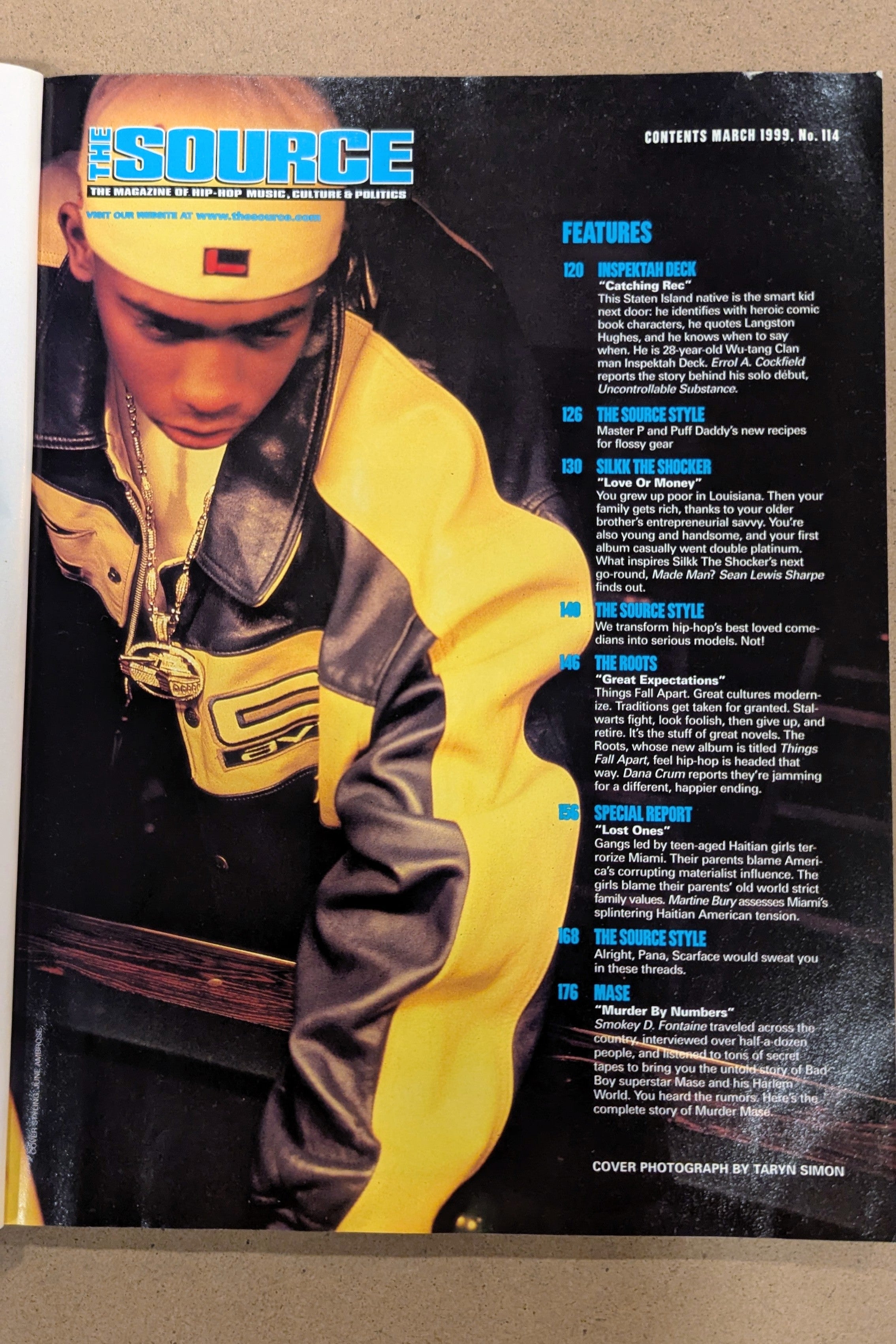 The Source Magazine (March 1999) — Mase Cover (Issue #114) | Eminem Debut Era