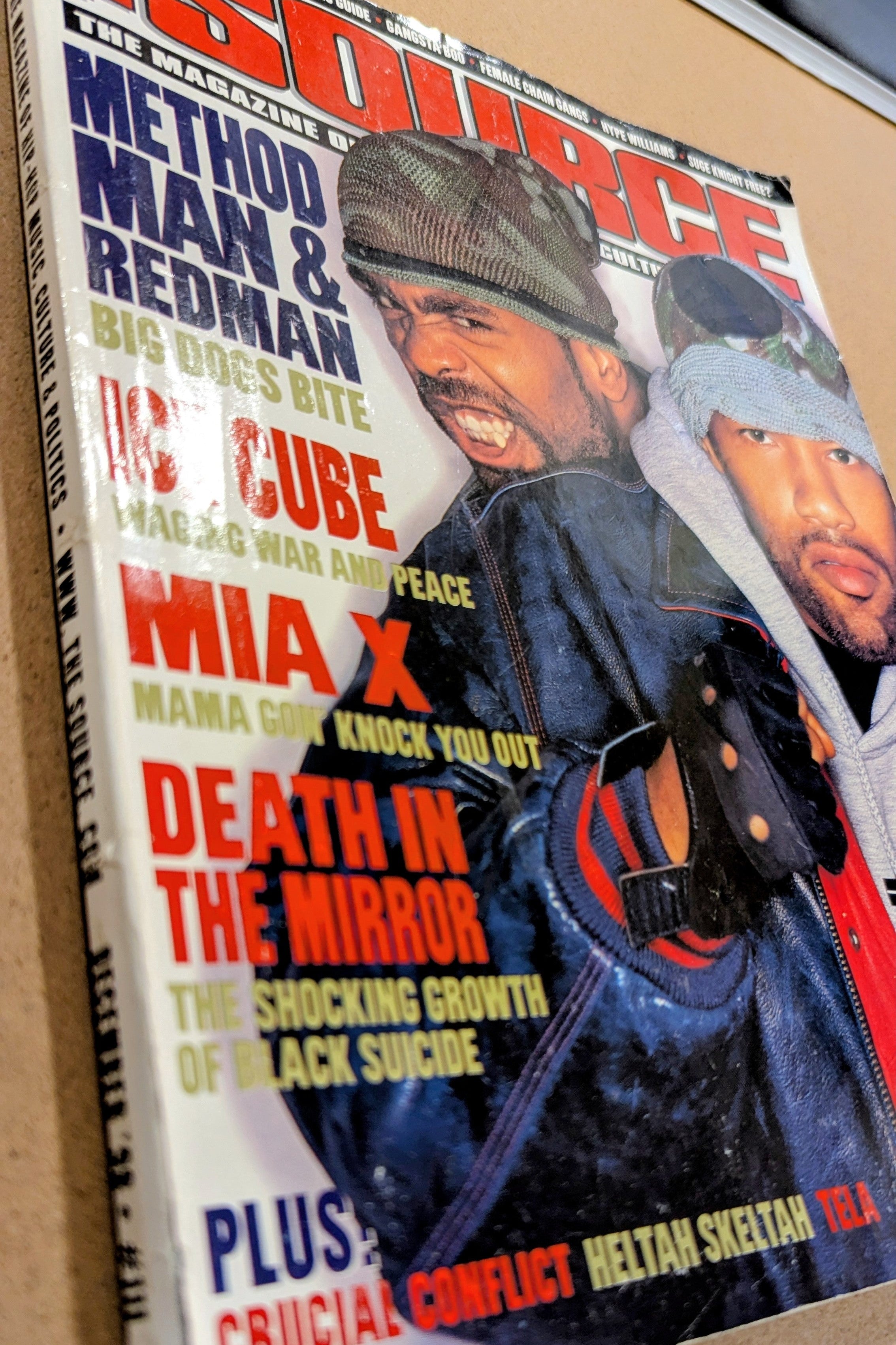 The Source Magazine (December 1998) — Method Man & Redman Cover (Issue #111)