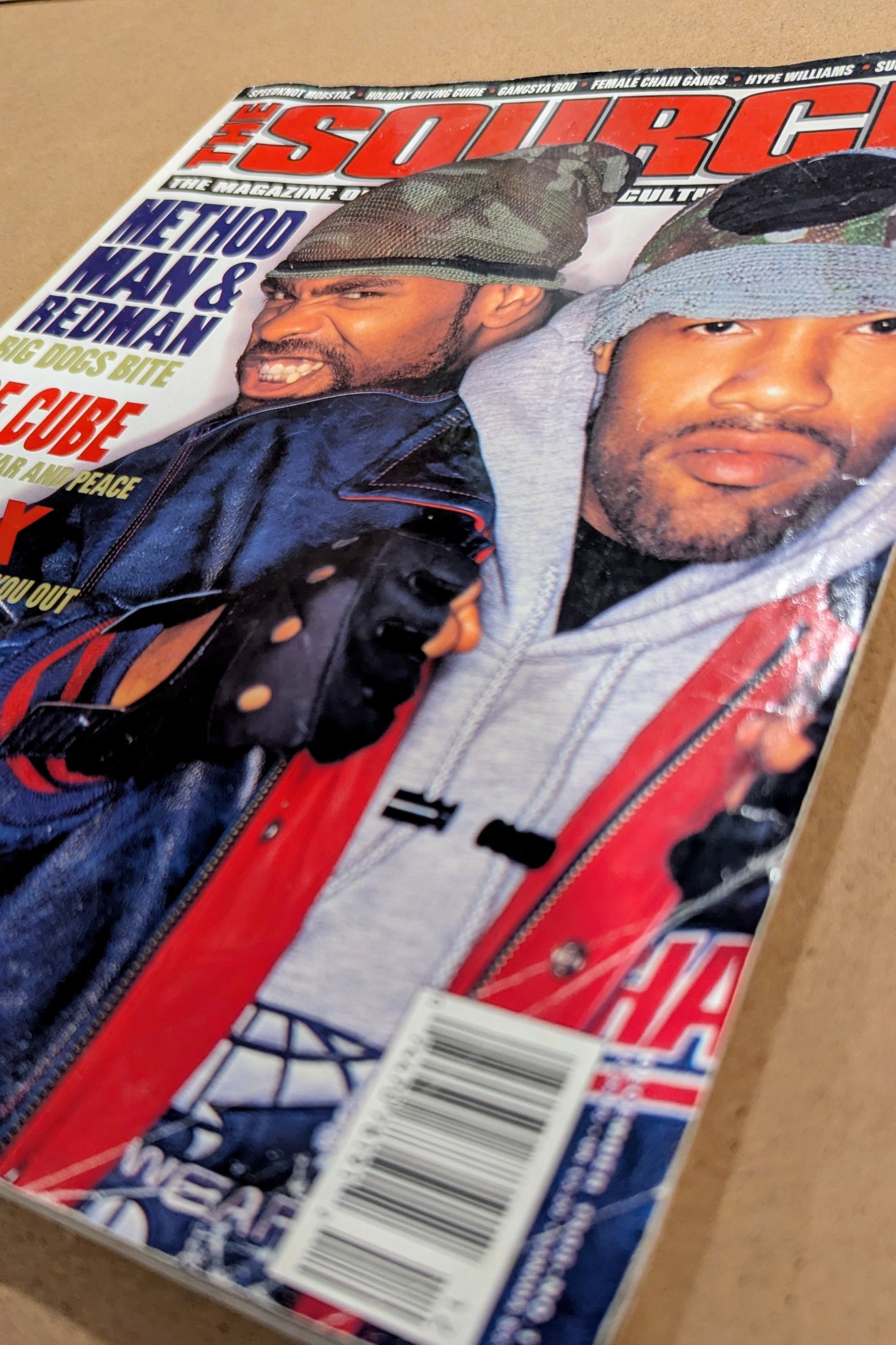 The Source Magazine (December 1998) — Method Man & Redman Cover (Issue #111)