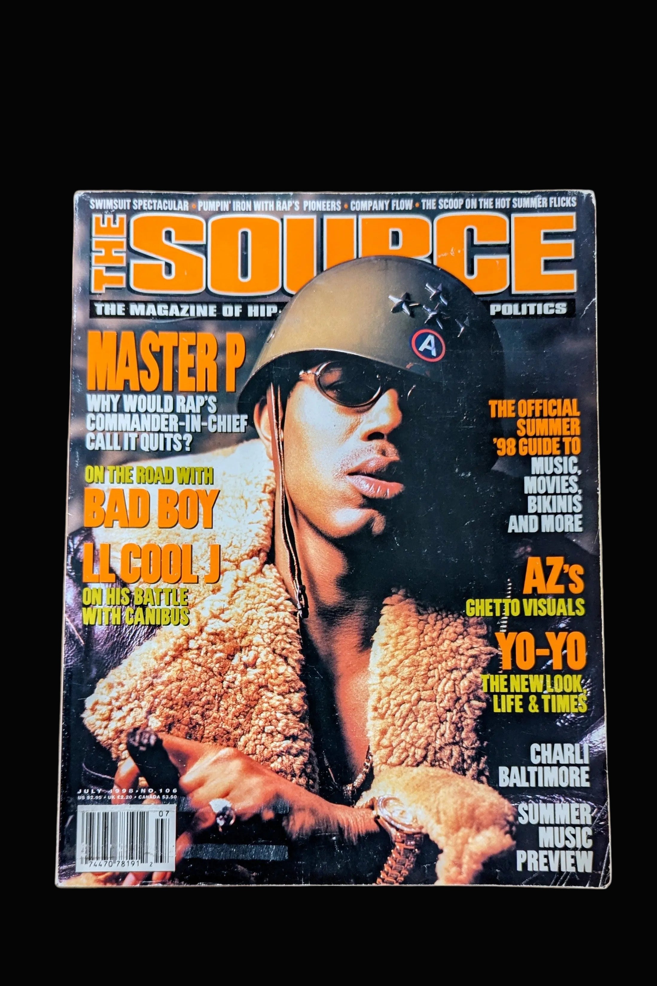 The Source Magazine (July 1998) — The Master P Cover (Issue #106)