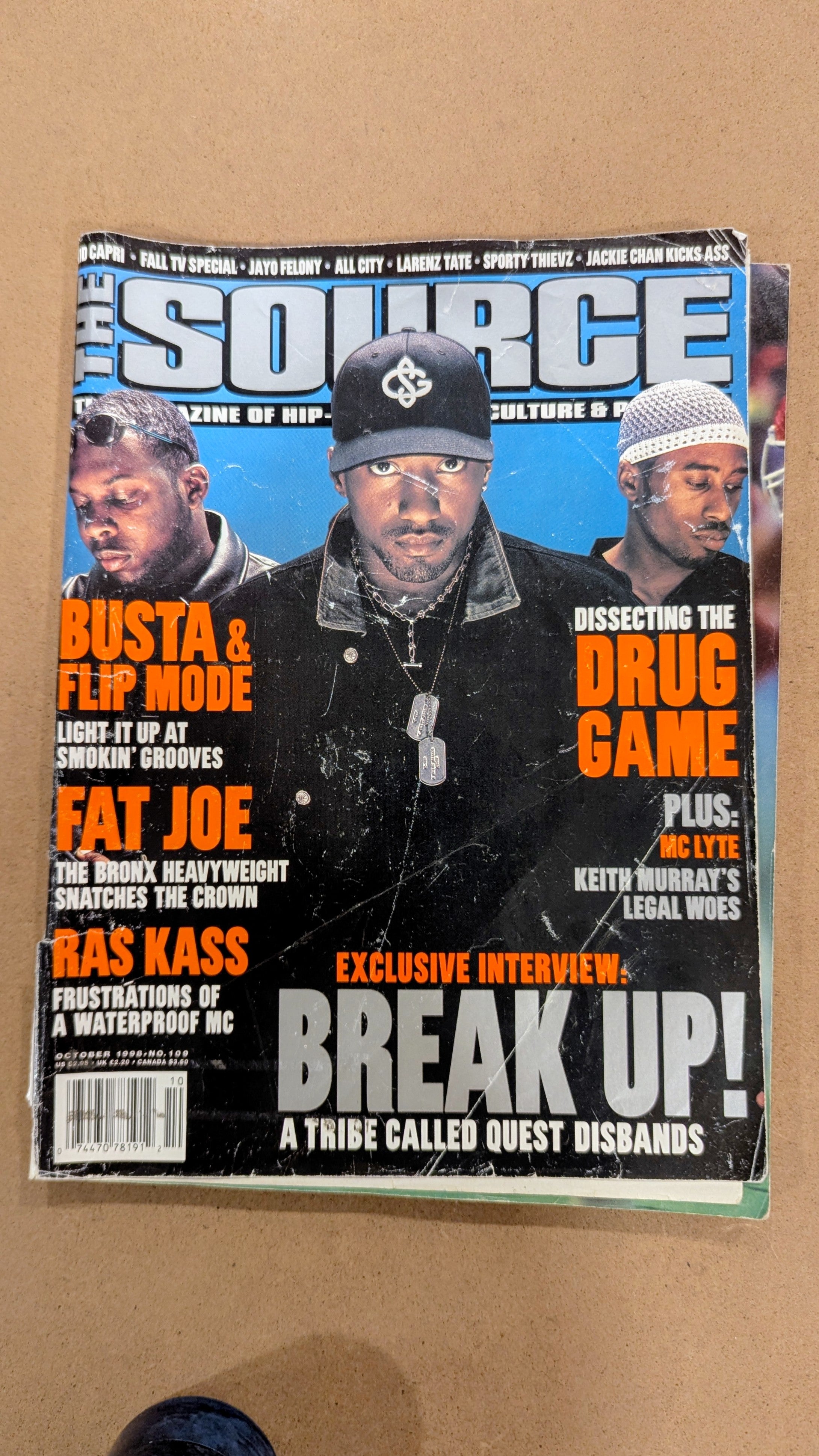 The Source Magazine (October 1998) — The A Tribe Called Quest "Breakup" Issue (Issue #109)